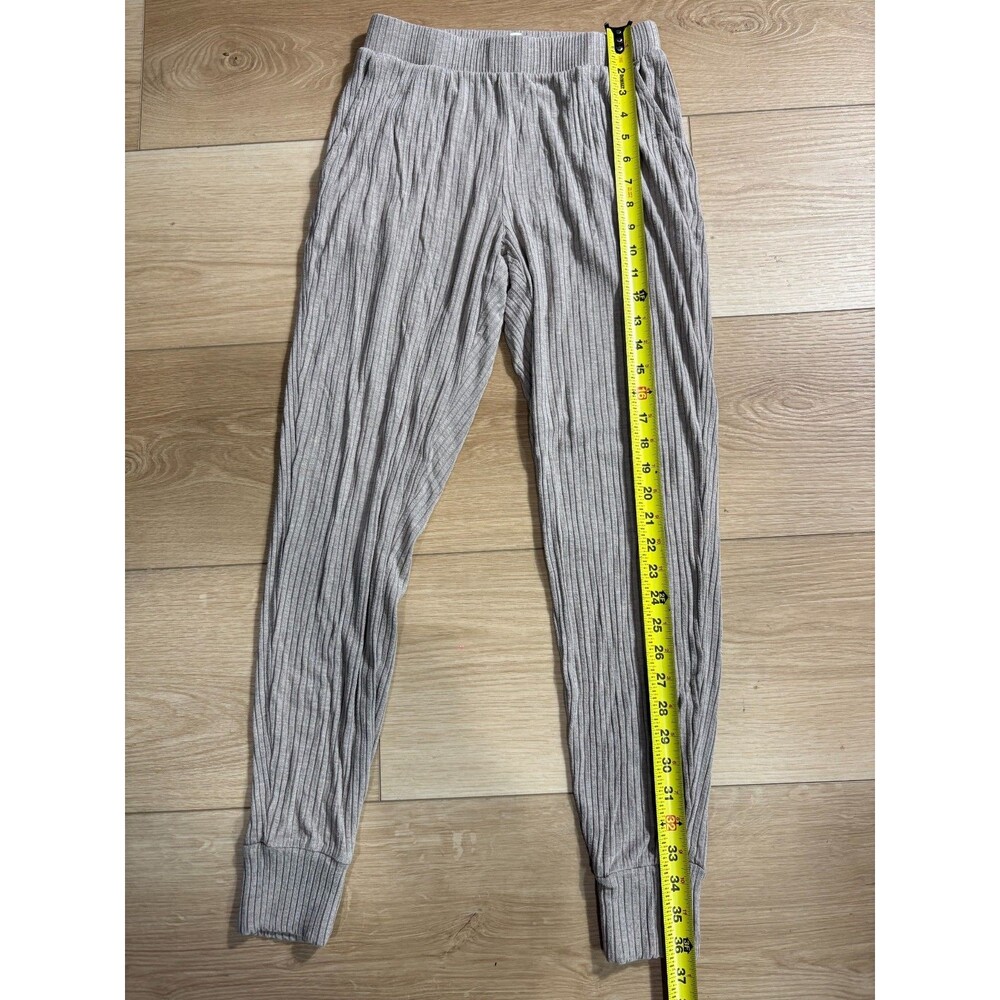 Haven Well Within Ribbed Knit Jogger Pants Loungewear Women's Size XS Gray - Picture 2 of 8